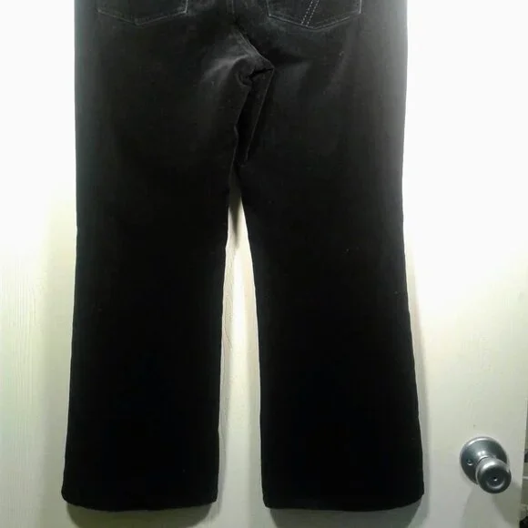 Black Thalia Sodi Velveteen Jeans Size: 1X - Picture 5 of 9